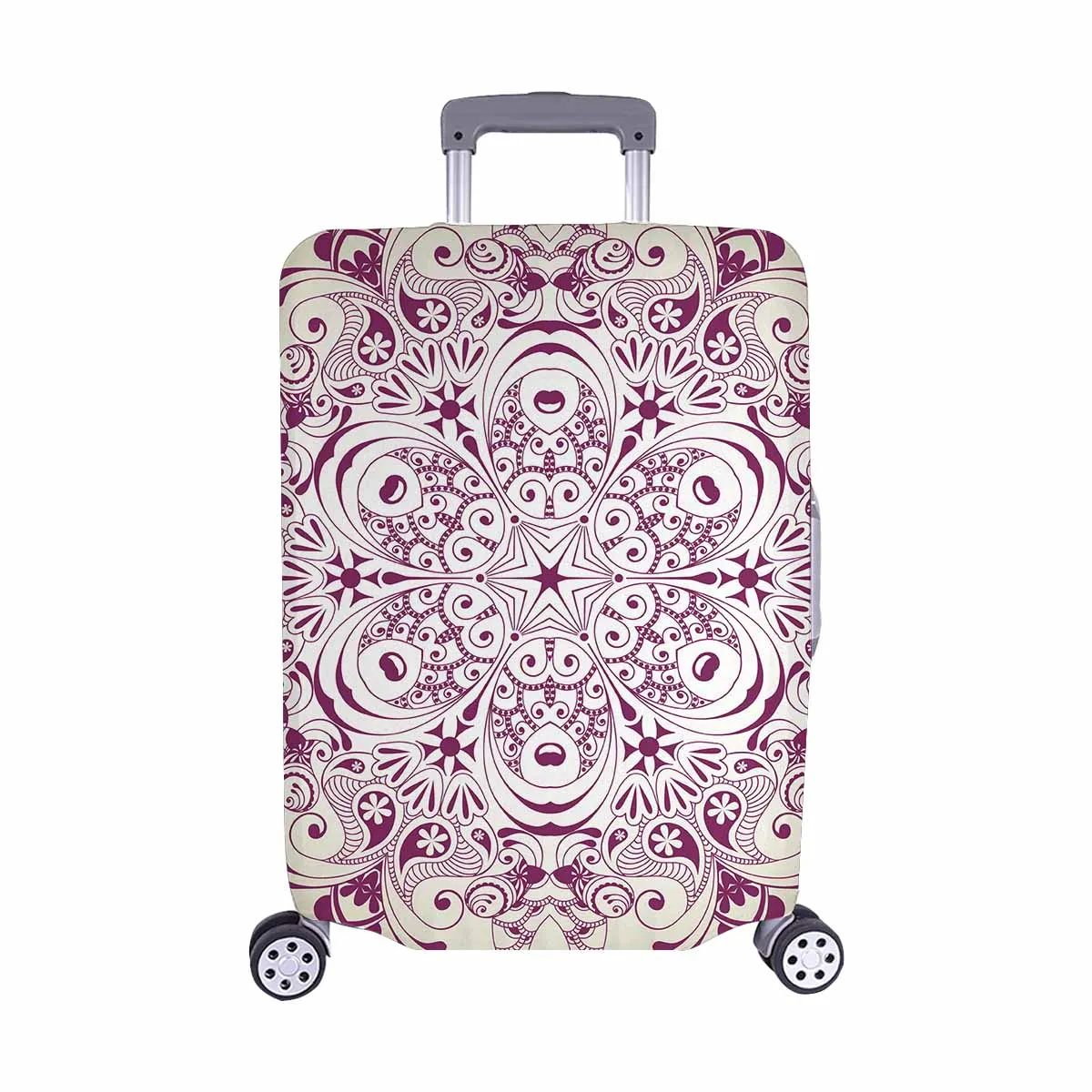 Mandala themed Cover for Luggage suitcase printed Abstract ornamental circle