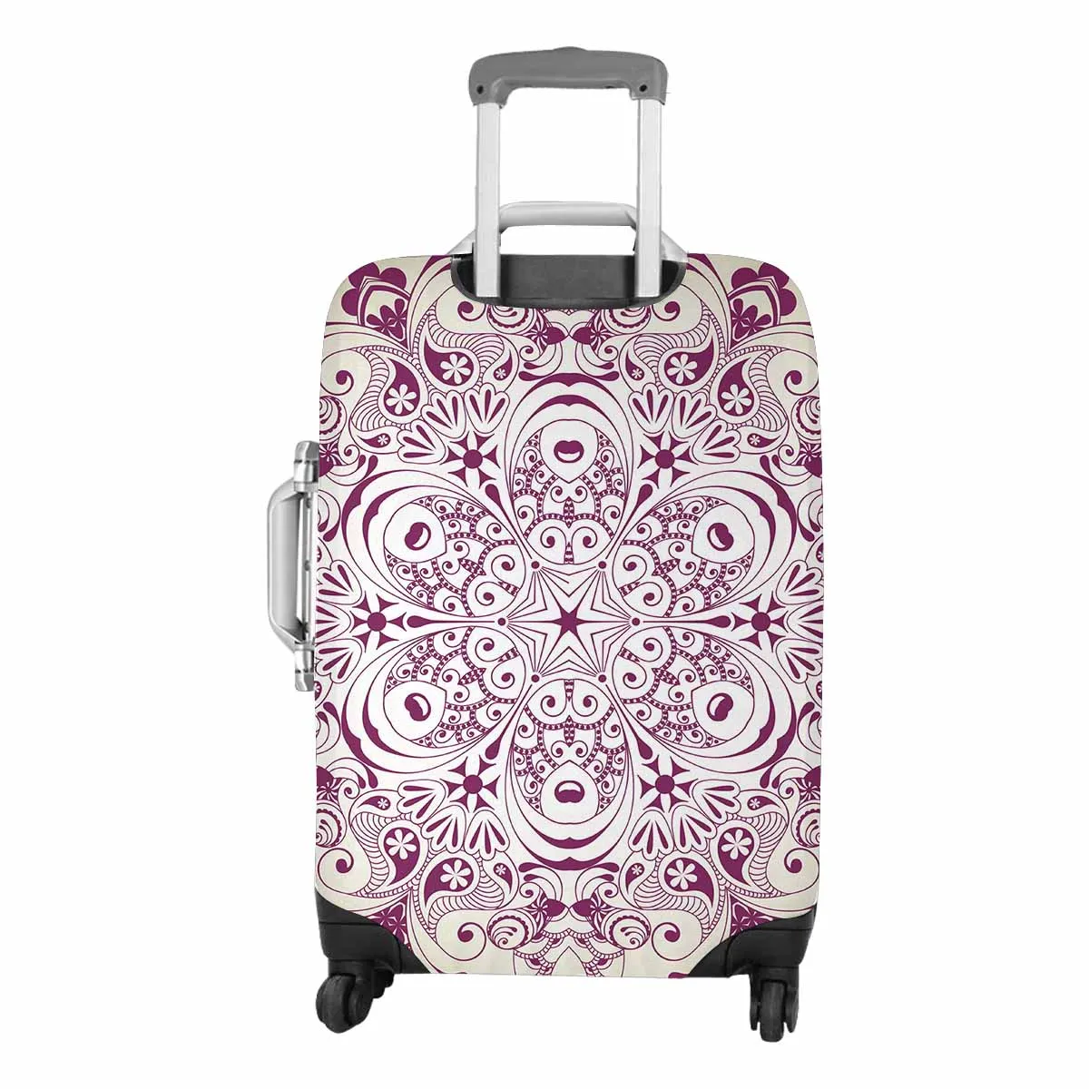 Mandala themed Cover for Luggage suitcase printed Abstract ornamental circle