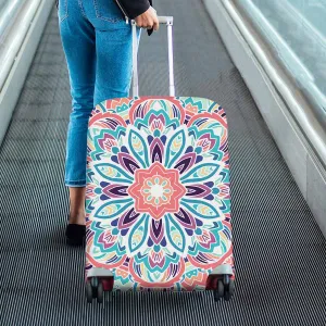 Mandala themed Cover for Luggage suitcase printed Tribal ethnic pattern