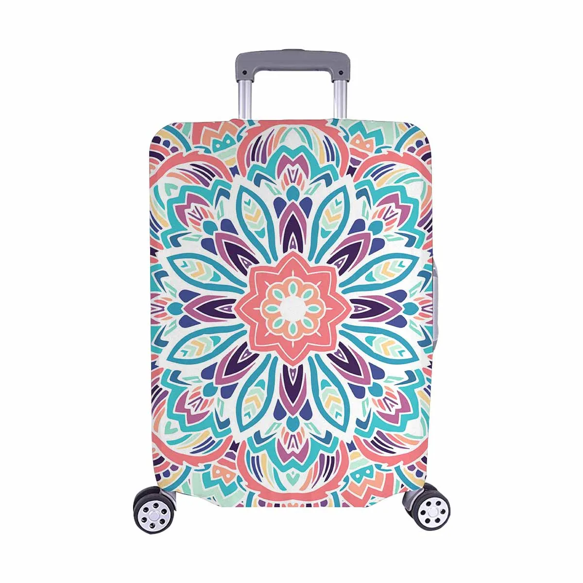 Mandala themed Cover for Luggage suitcase printed Tribal ethnic pattern