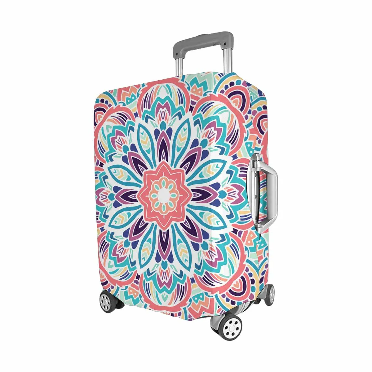Mandala themed Cover for Luggage suitcase printed Tribal ethnic pattern