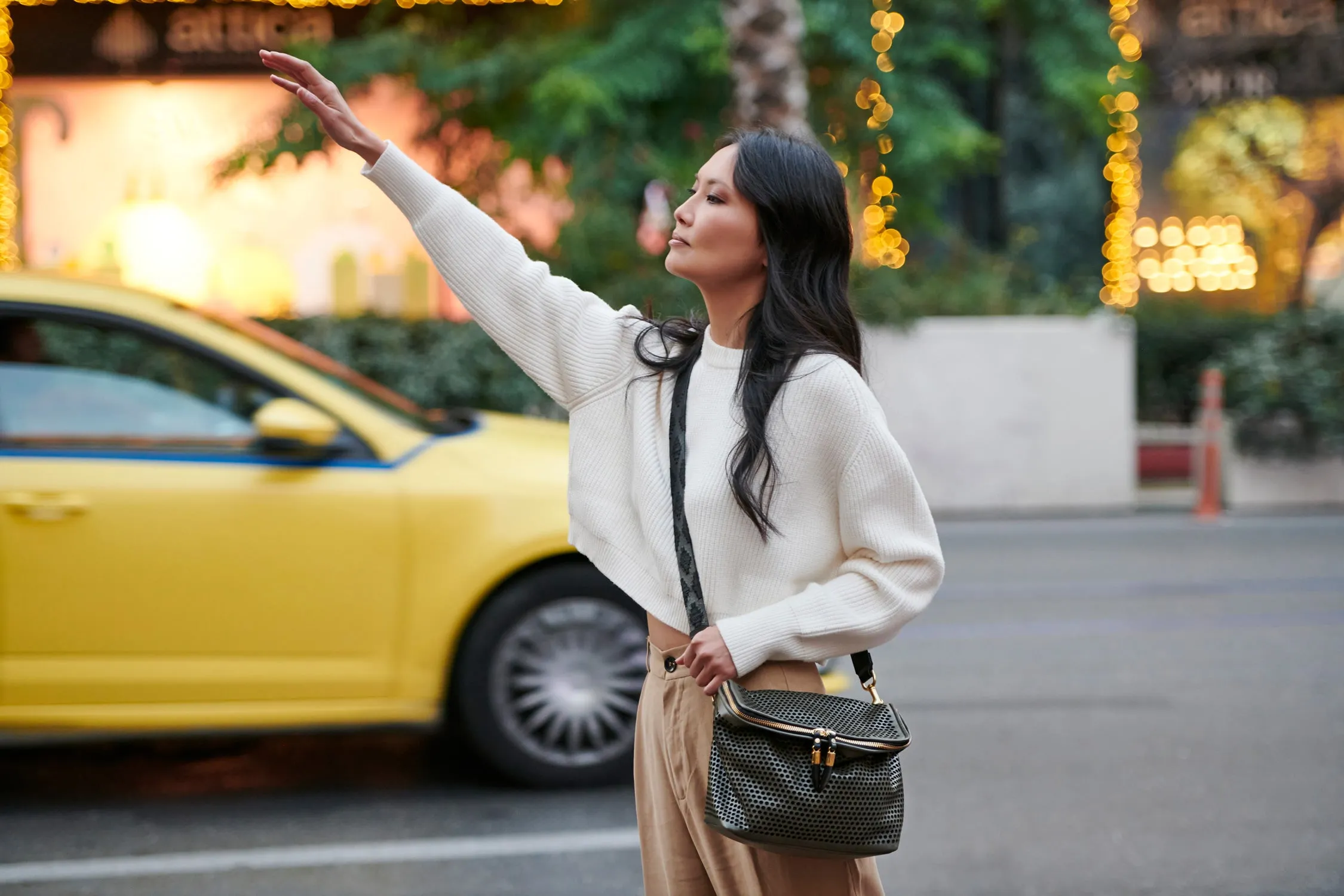 Mini Rough Night Crossbody - Olive Super Perf