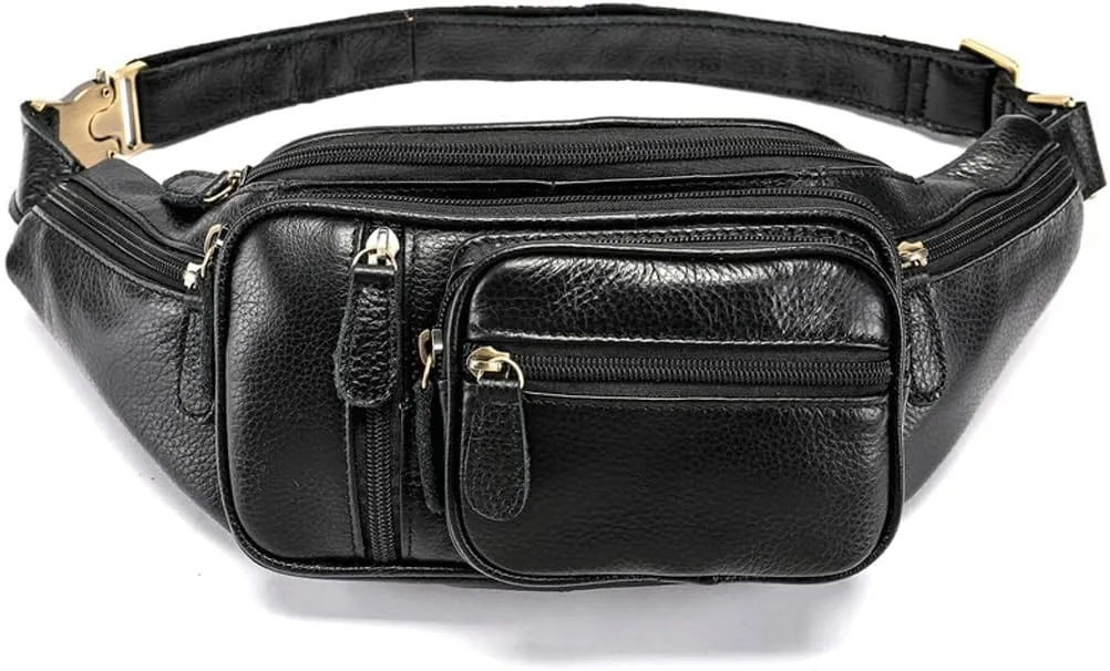 Multifunctional Men's Waist Pack Outdoor Sports Chest Bag Shoulder Crossbody Bag(D)