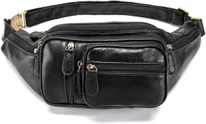 Multifunctional Men's Waist Pack Outdoor Sports Chest Bag Shoulder Crossbody Bag(D)