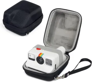 MUZIRI KINOKOO Case Compatible for Polaroid GO Camera - Polaroid GO Camera Case - Hard EVA Carrying Protective Case for Polaroid GO - Shockproof Storage Travel Cover With Wrist Strap - Black MUZIRI KINOKOO Case Compatible for Polaroid GO Camera - Polaroid GO Camera Case - Hard EVA Carrying Protective Case for Polaroid GO - Shockproof Storage Travel Cover With Wrist Strap - Black