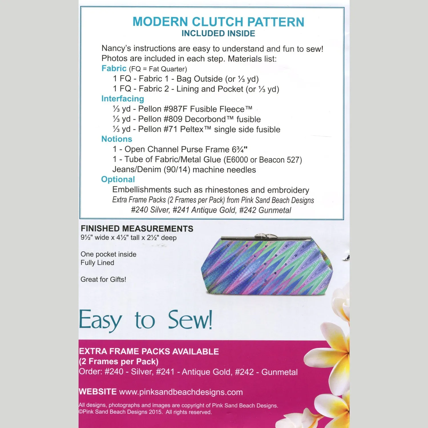 Mystical Evening Batik Clutch Kit