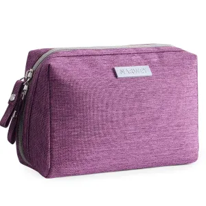 Narwey Small Makeup Bag for Purse Mini Cosmetic Bag Travel Makeup Pouch Zipper Pouch Cute Make up Bags with Compartments for Women (Small, Purple) Narwey Small Makeup Bag for Purse Mini Cosmetic Bag Travel Makeup Pouch Zipper Pouch Cute Make up Bags with Compartments for Women (Small, Purple)