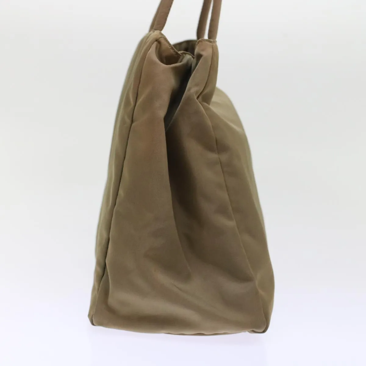 PRADA Tote Bag Nylon Khaki  49025