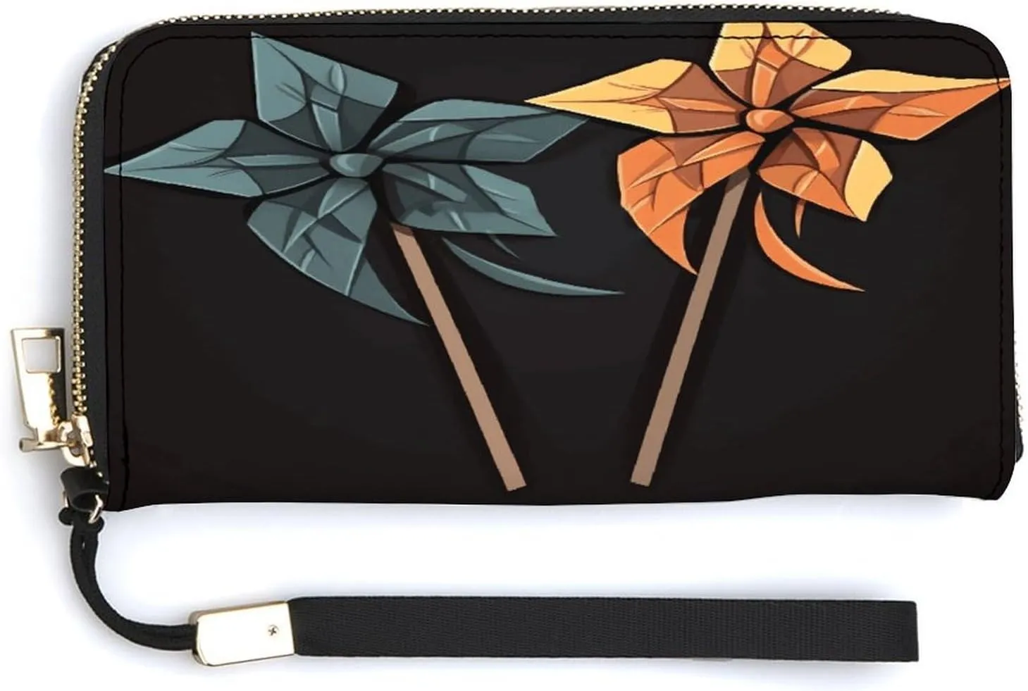 Rfid Wallet Women Personalized Origami Windmill Long Clutch Wallet Card Wallets For Women Men