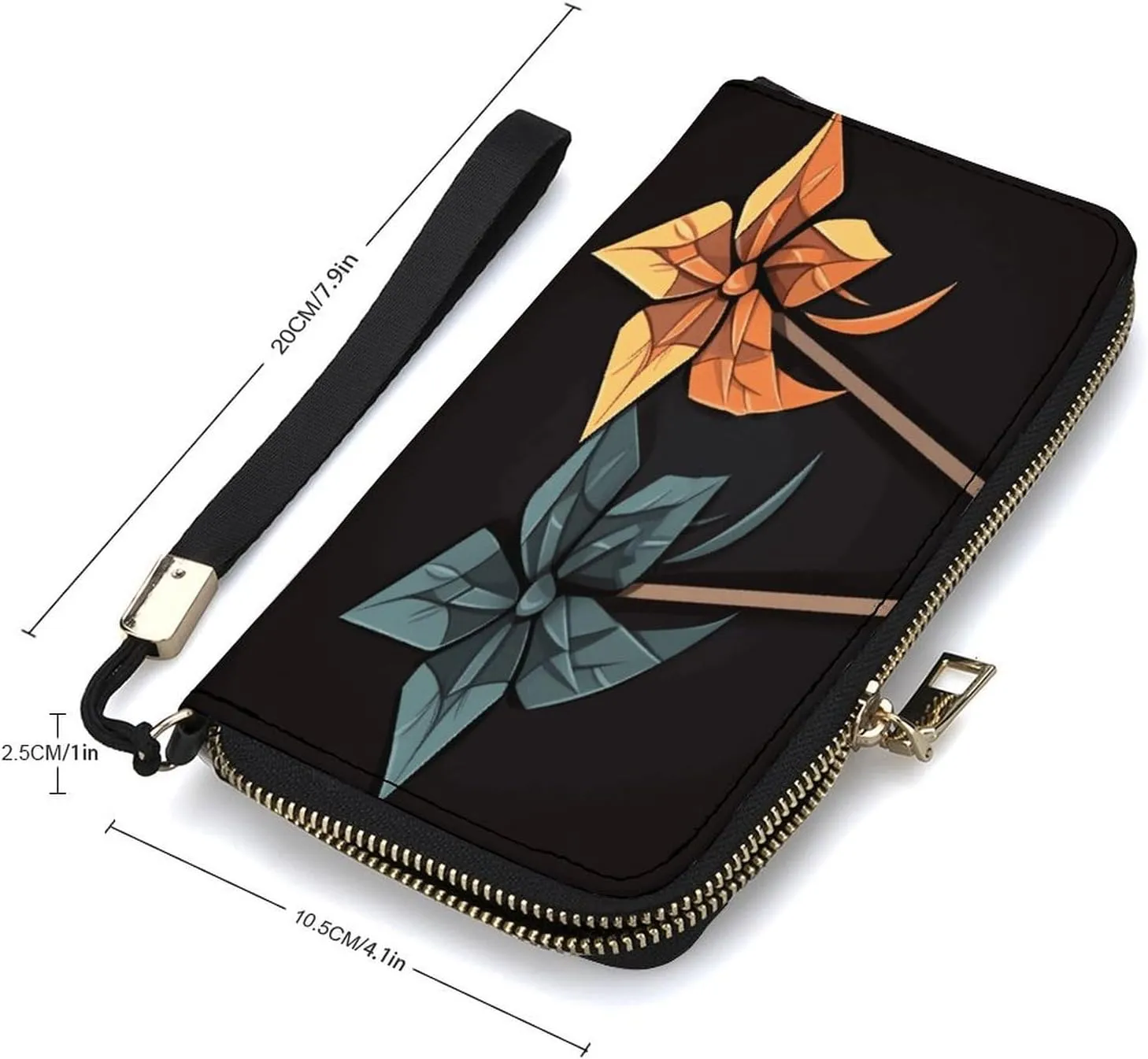 Rfid Wallet Women Personalized Origami Windmill Long Clutch Wallet Card Wallets For Women Men