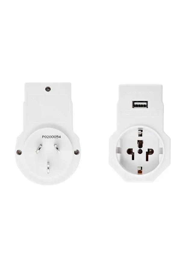SAMSONITE ELECTRONIC ADAPTOR USB US AND EURO AUS VISITOR