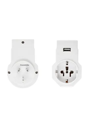 SAMSONITE ELECTRONIC ADAPTOR USB US AND EURO AUS VISITOR