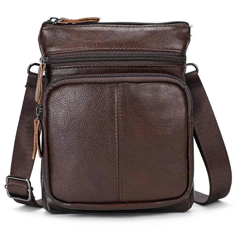 Small Leather Shoulder Crossbody Bags Mini Sling Bag for