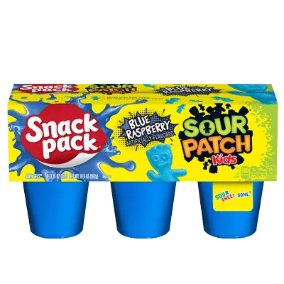 Sour Patch Kids Gel Snack Pack Blue Raspberry - 6pack BB DEC 20 23
