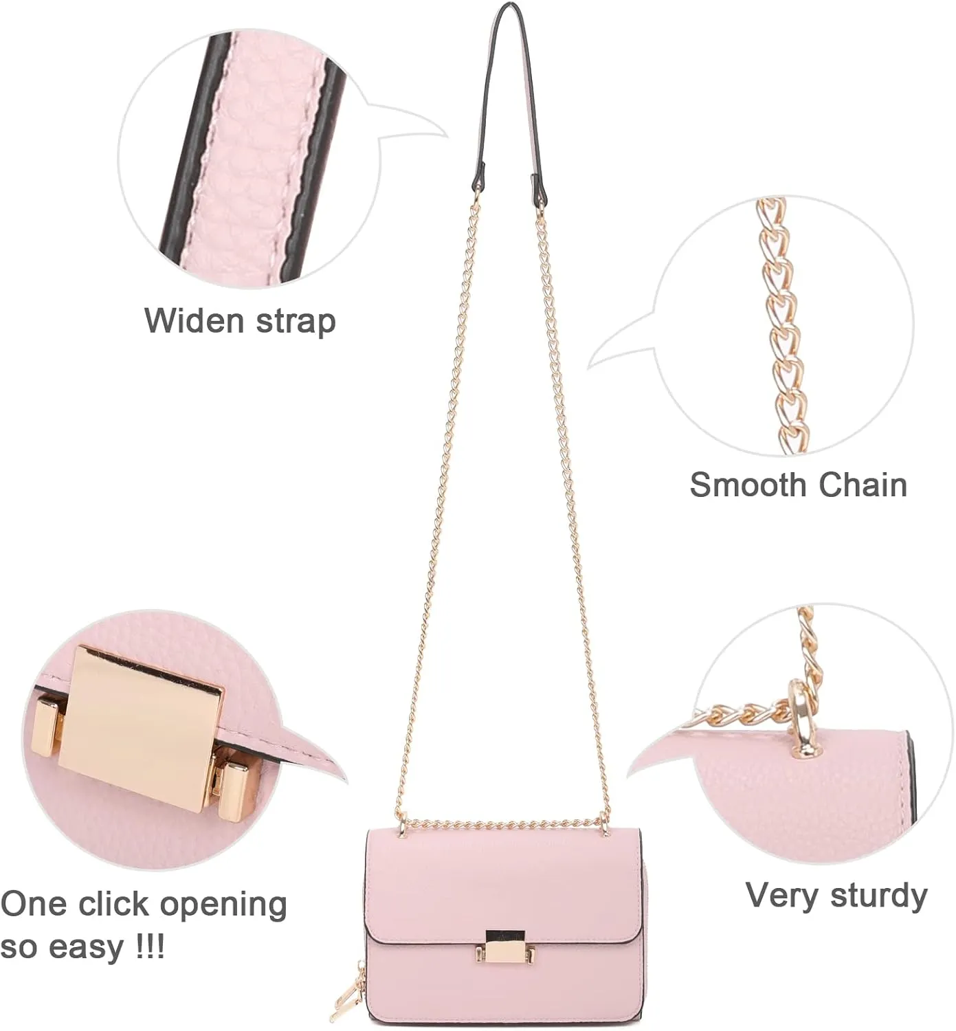 Square Shoulder Bags for Women Chain Strap Crossbody Bag Medium Leather Evening Bag for Women Satchel Handbags