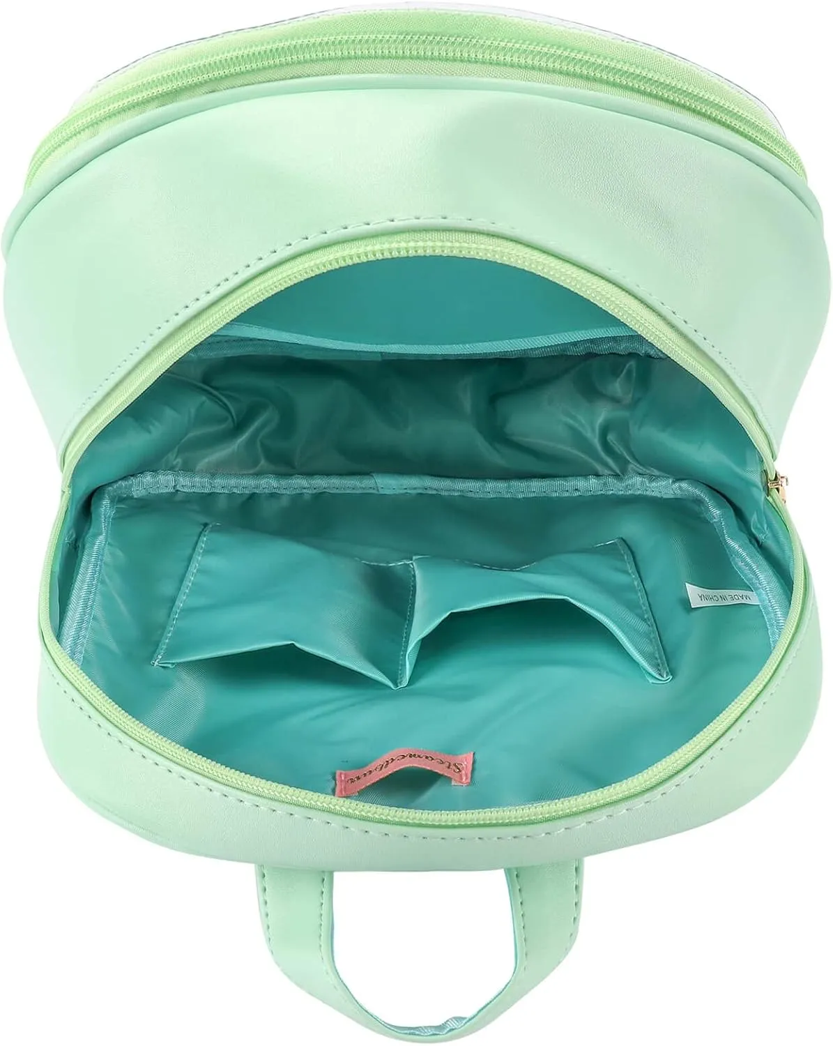 STEAMEDBUN Ita Bag Double Window Candy PU Leather Backpack Kawaii Pins Bag with insert