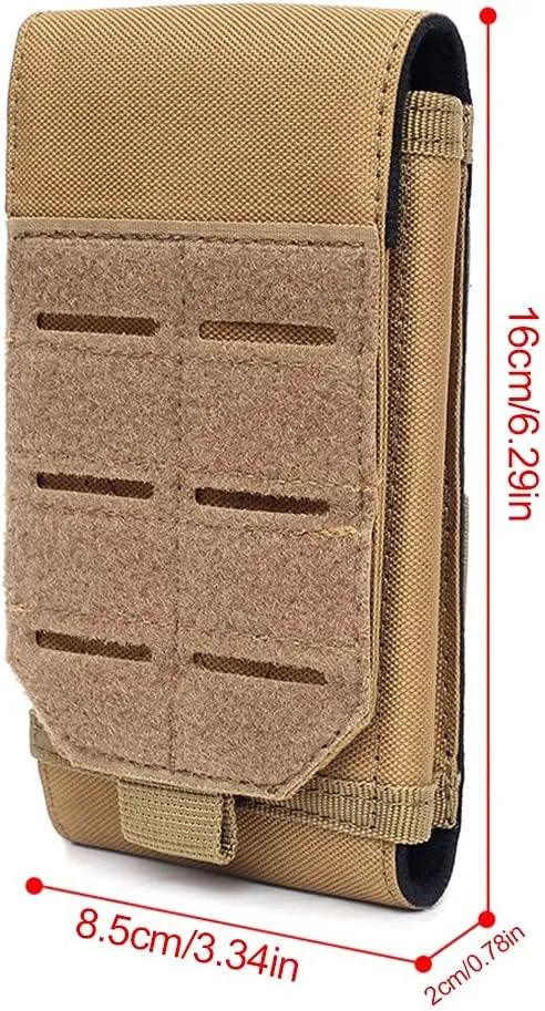 Tactical Phone Pouch Bag Molle Mobile Phone Pouch Money Tools Bag Belt Military Hunting Molle Fanny Bag Waist Bag Phone Case