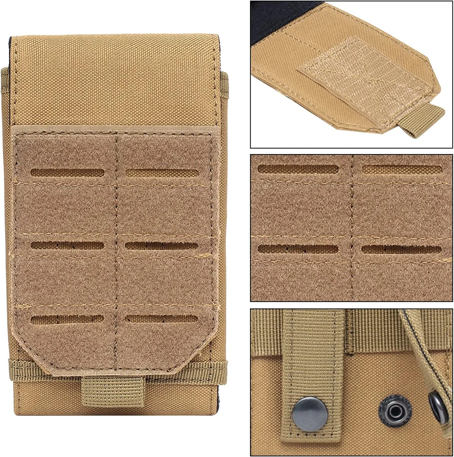 Tactical Phone Pouch Bag Molle Mobile Phone Pouch Money Tools Bag Belt Military Hunting Molle Fanny Bag Waist Bag Phone Case
