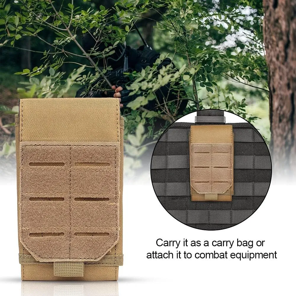 Tactical Phone Pouch Bag Molle Mobile Phone Pouch Money Tools Bag Belt Military Hunting Molle Fanny Bag Waist Bag Phone Case