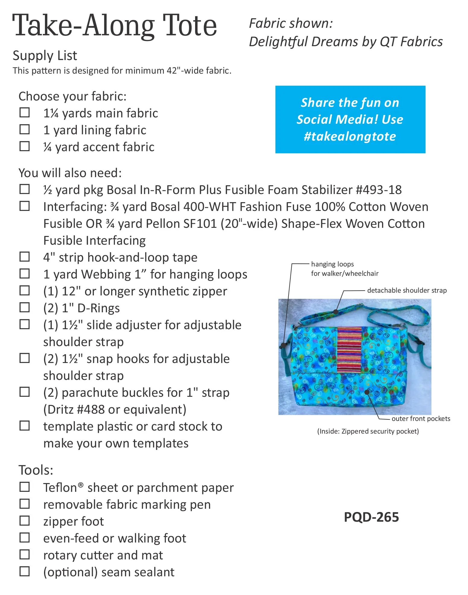 Take-Along Tote