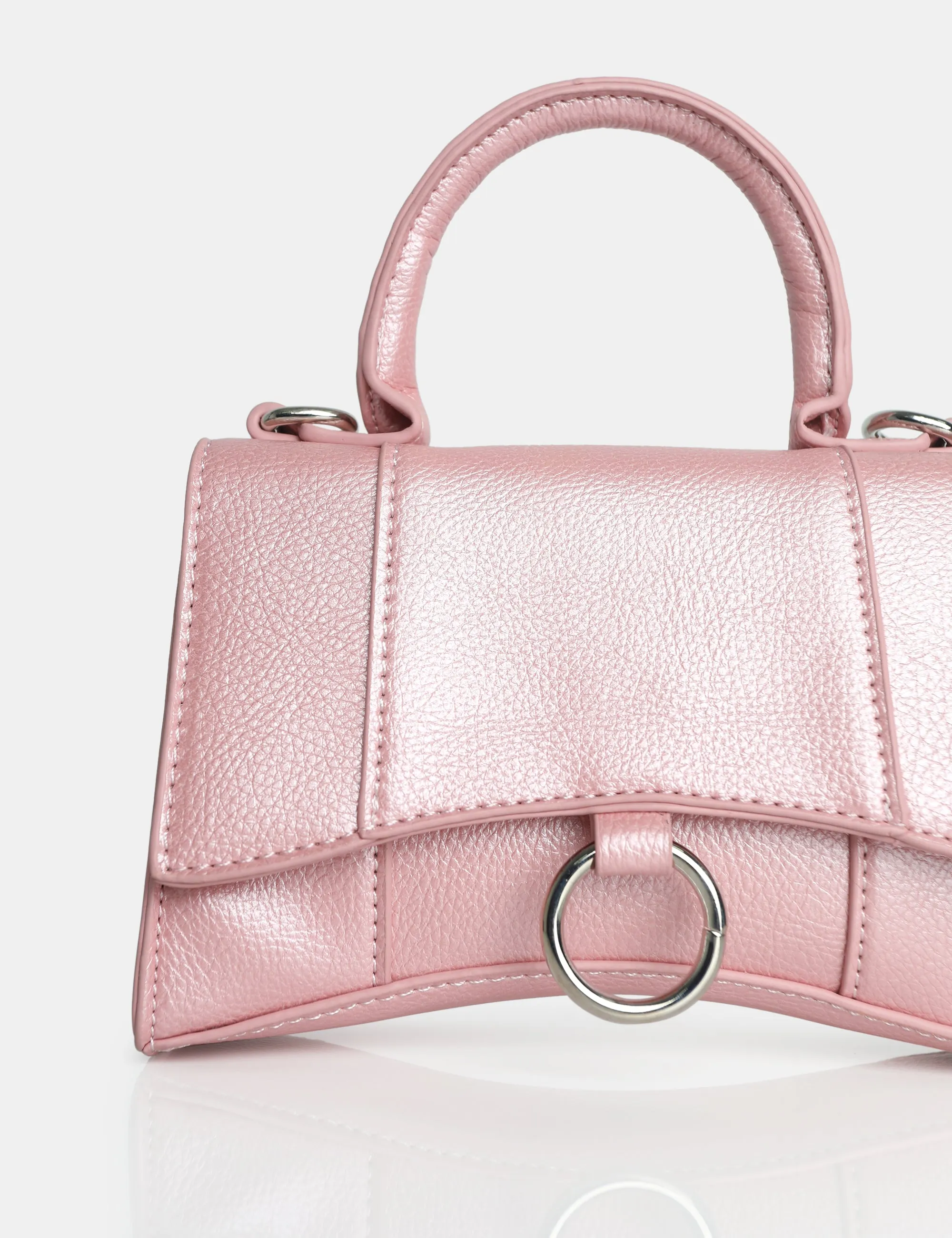 The Luana Iridescent Pink Mini Bag