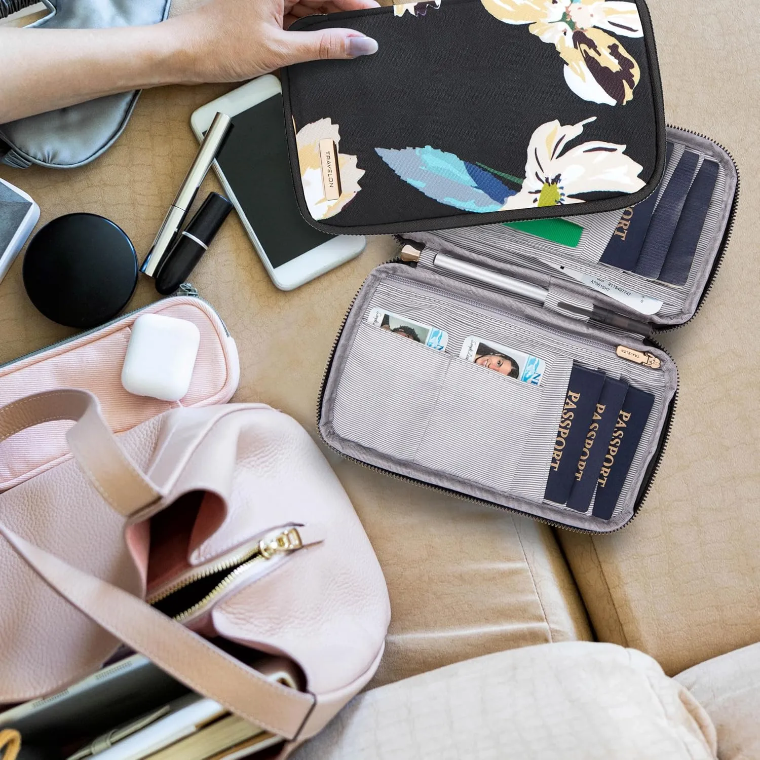 Travelon RFID Blocking Family Passport Wallet