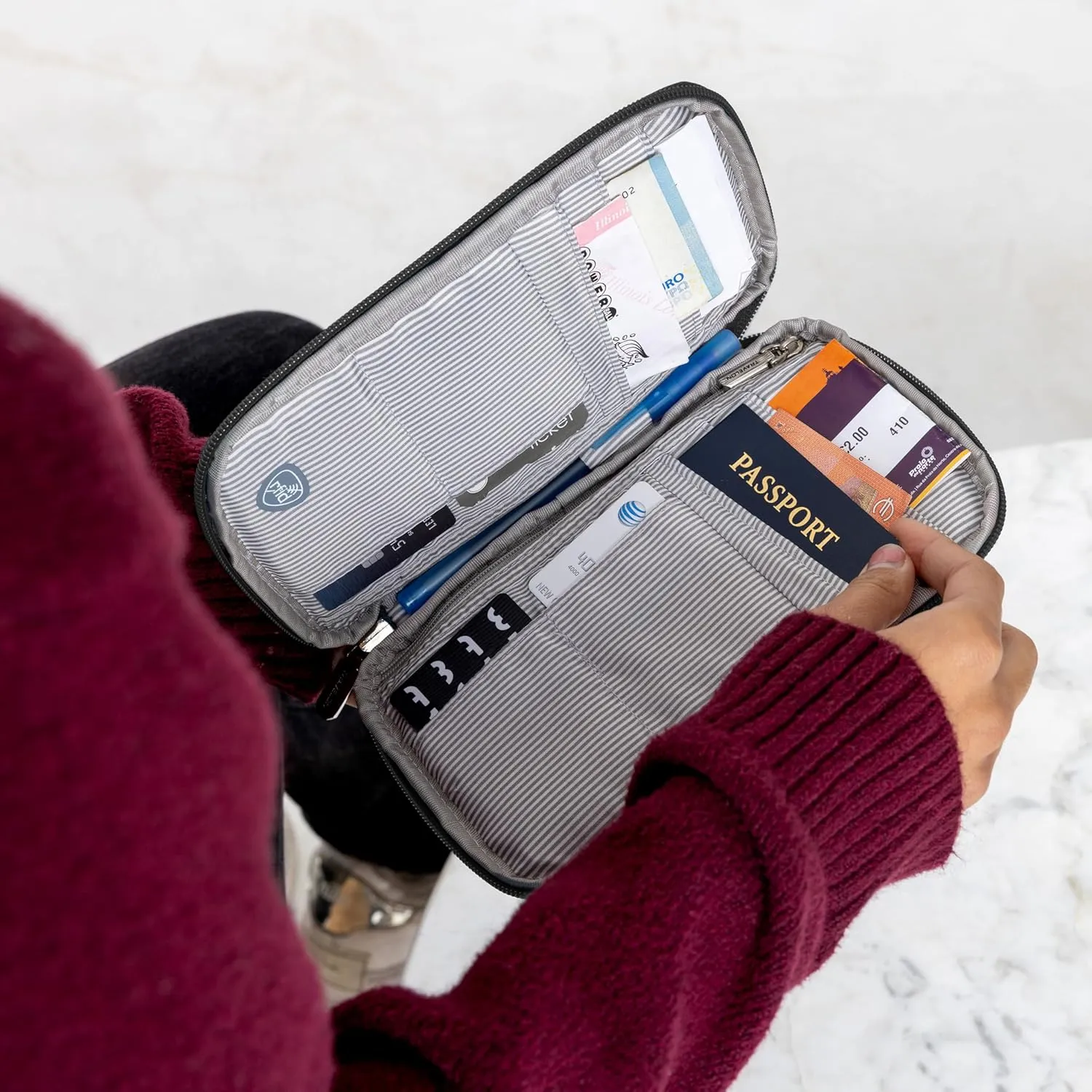 Travelon RFID Blocking Family Passport Wallet