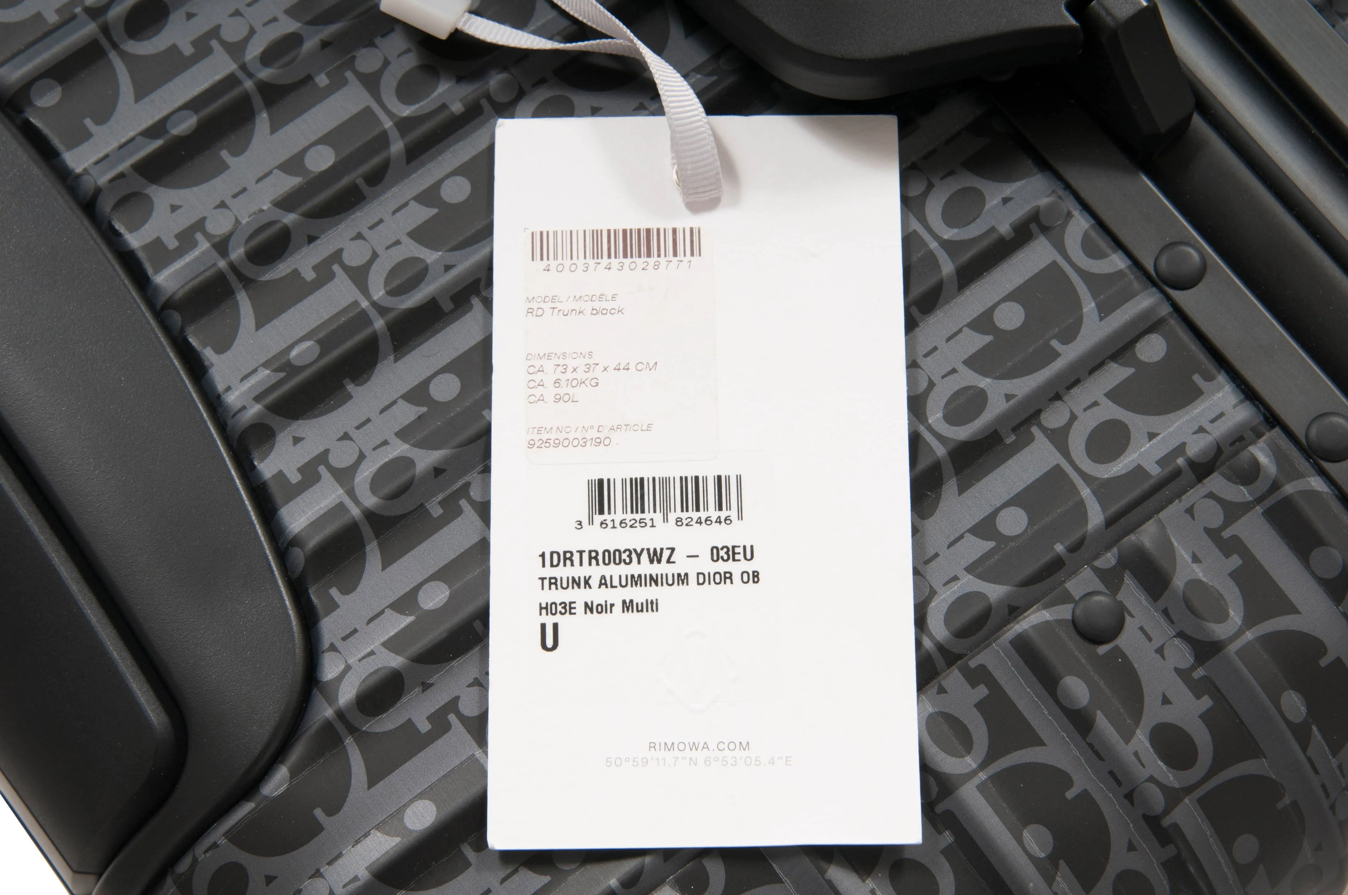 Trunk Aluminum Dior Oblique Suitcase