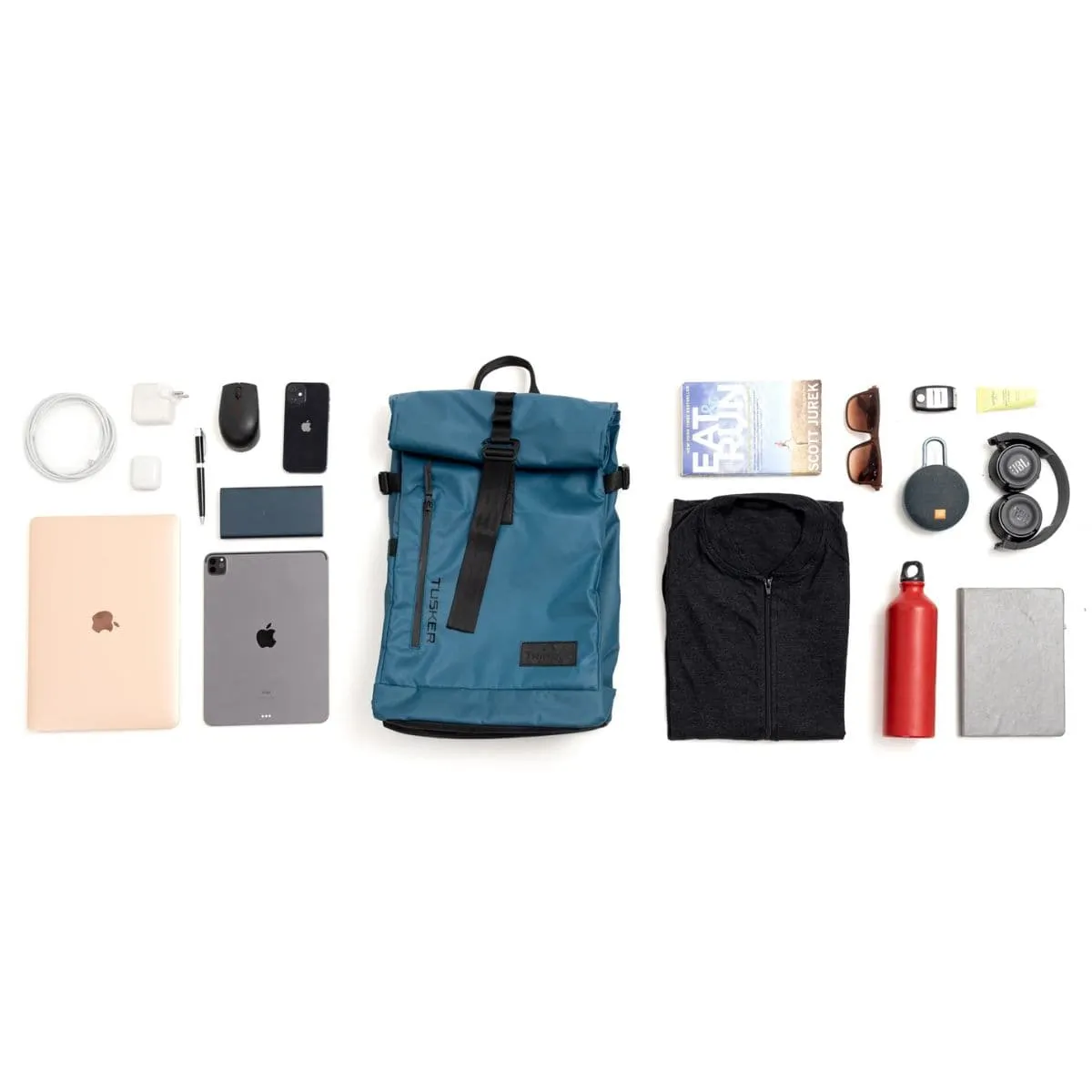 Tusker Roller Top Laptop Backpack - 35 Litre