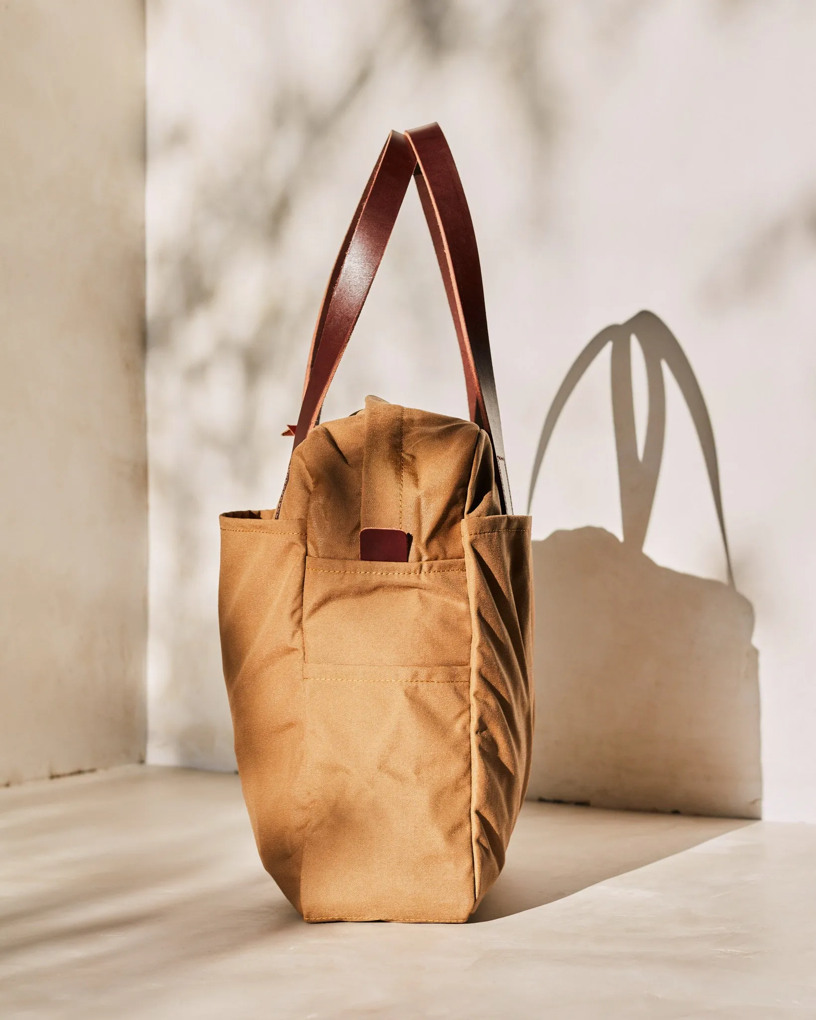 Utility Tote in Nylon - Zippered