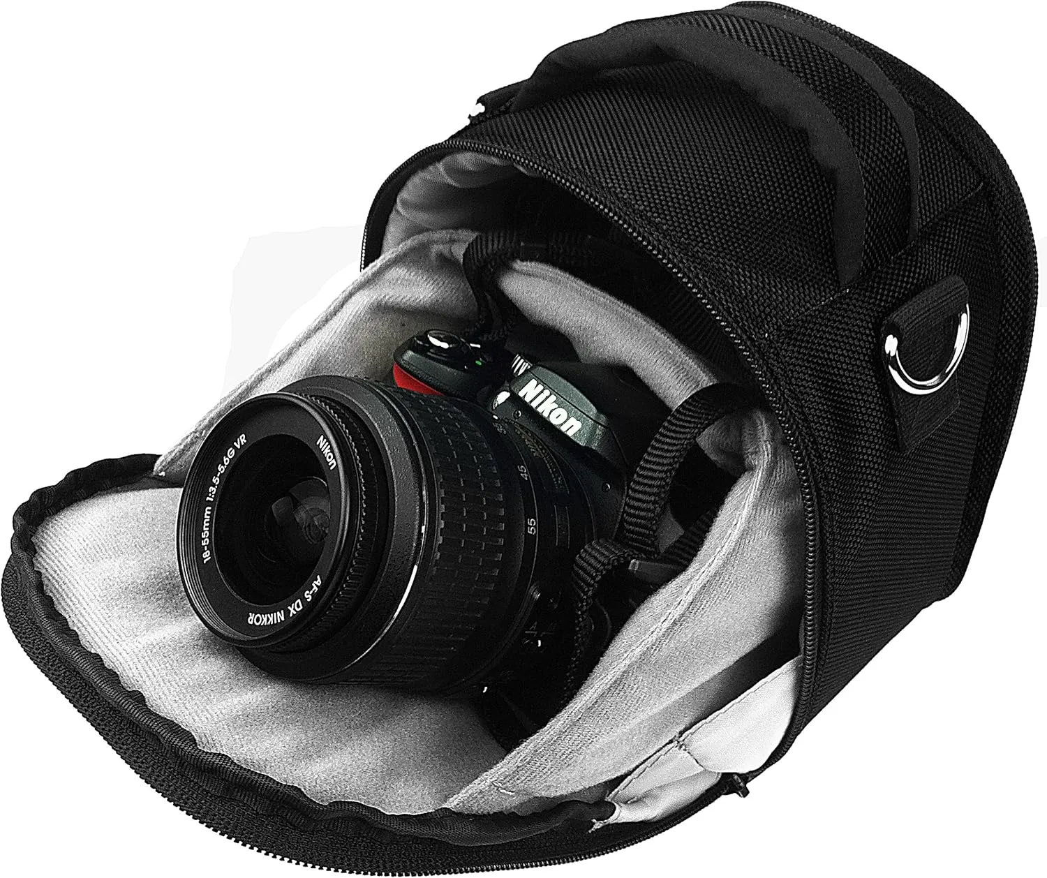 VanGoddy Laurel Onyx Black Carrying Case Bag for Polaroid OneStep 2 i-Type Camera, Pop, Snap, Snap Touch, Pic-300 Instant Print