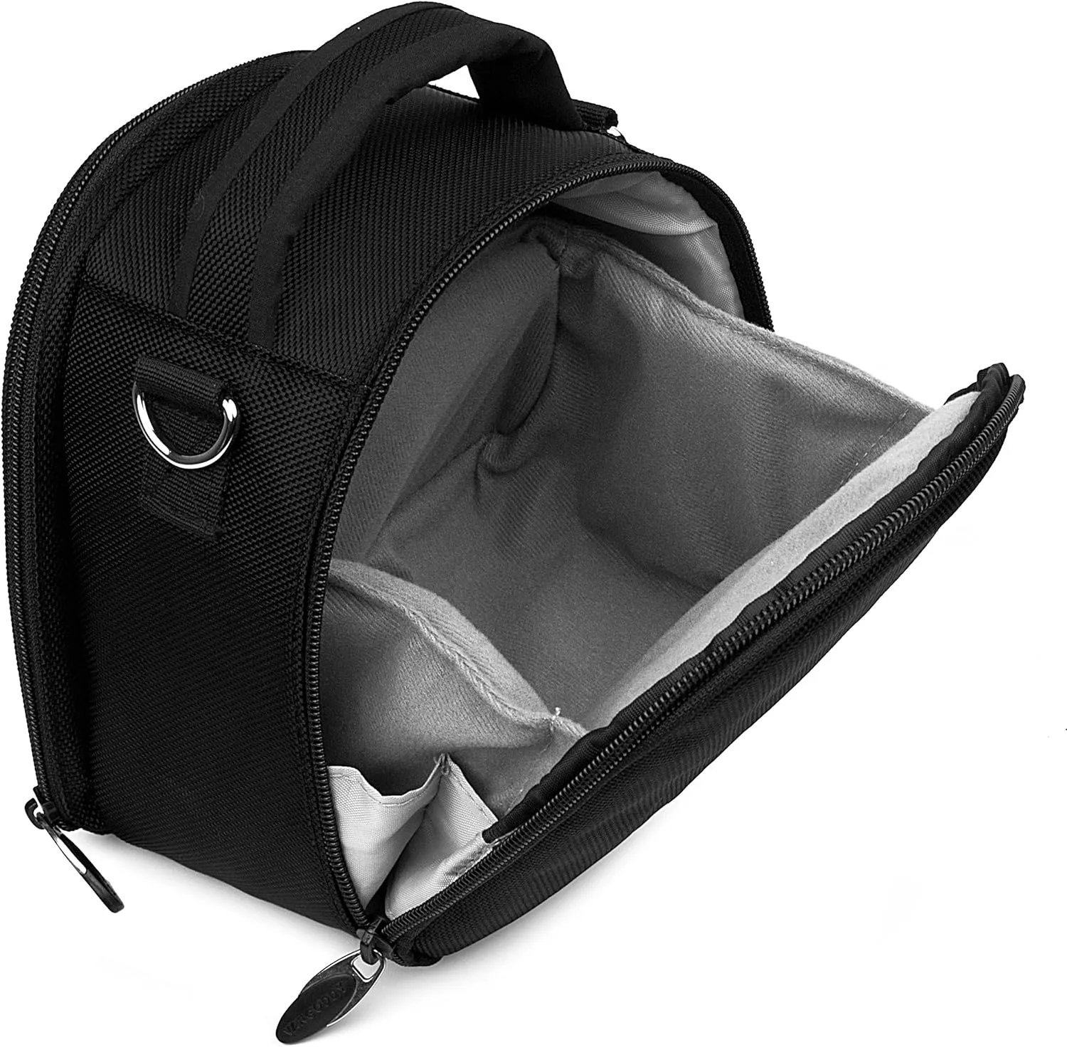 VanGoddy Laurel Onyx Black Carrying Case Bag for Polaroid OneStep 2 i-Type Camera, Pop, Snap, Snap Touch, Pic-300 Instant Print