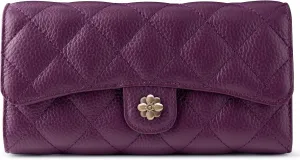 Wallet Women RFID Blocking Leather Large Capacity Credit Card Holder Trifold Ladies Clutch Zipper Long Purse Wallet Women RFID Blocking Leather Large Capacity Credit Card Holder Trifold Ladies Clutch Zipper Long Purse