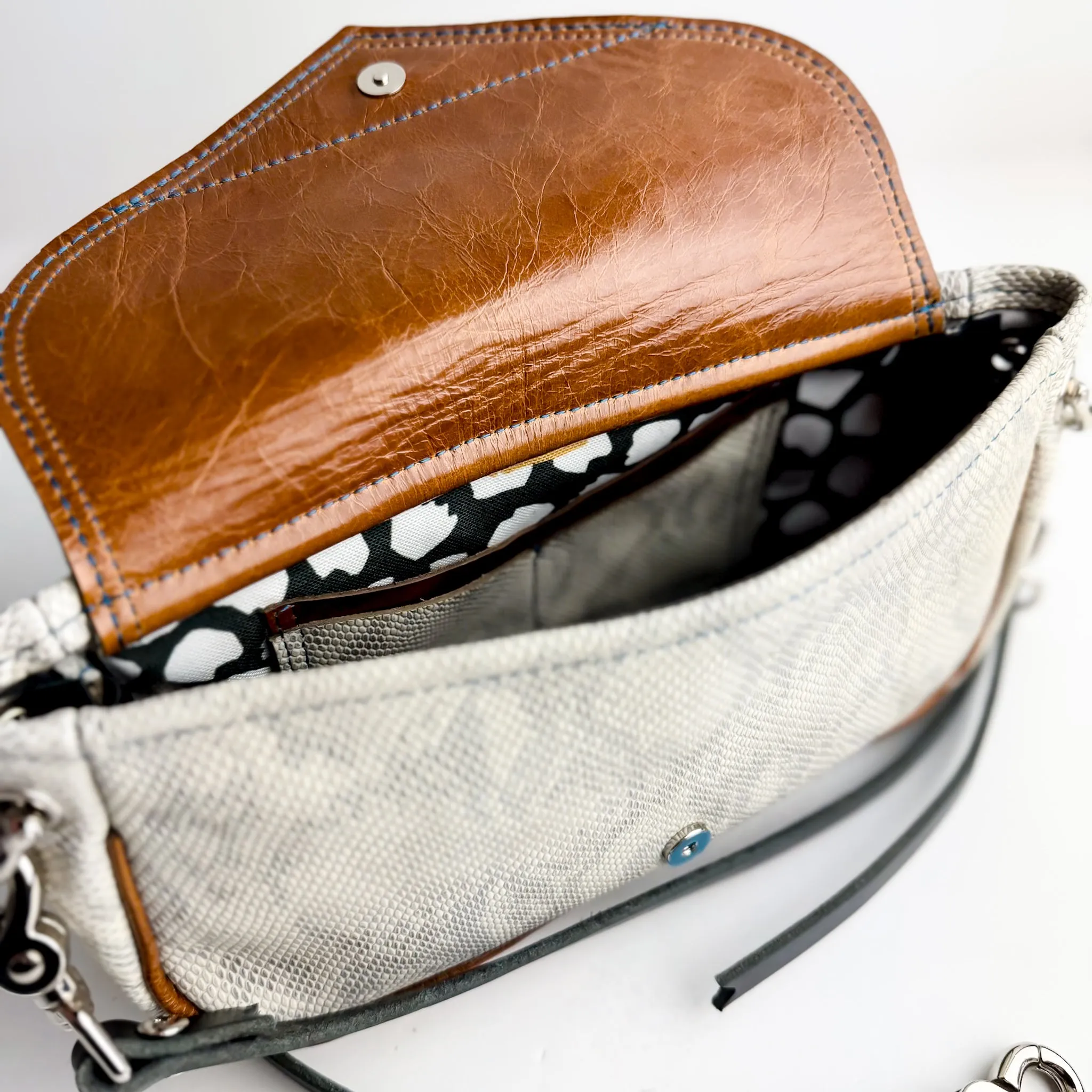 Western Woods Collection | Violet Clutch   Crossbody | Winter Python