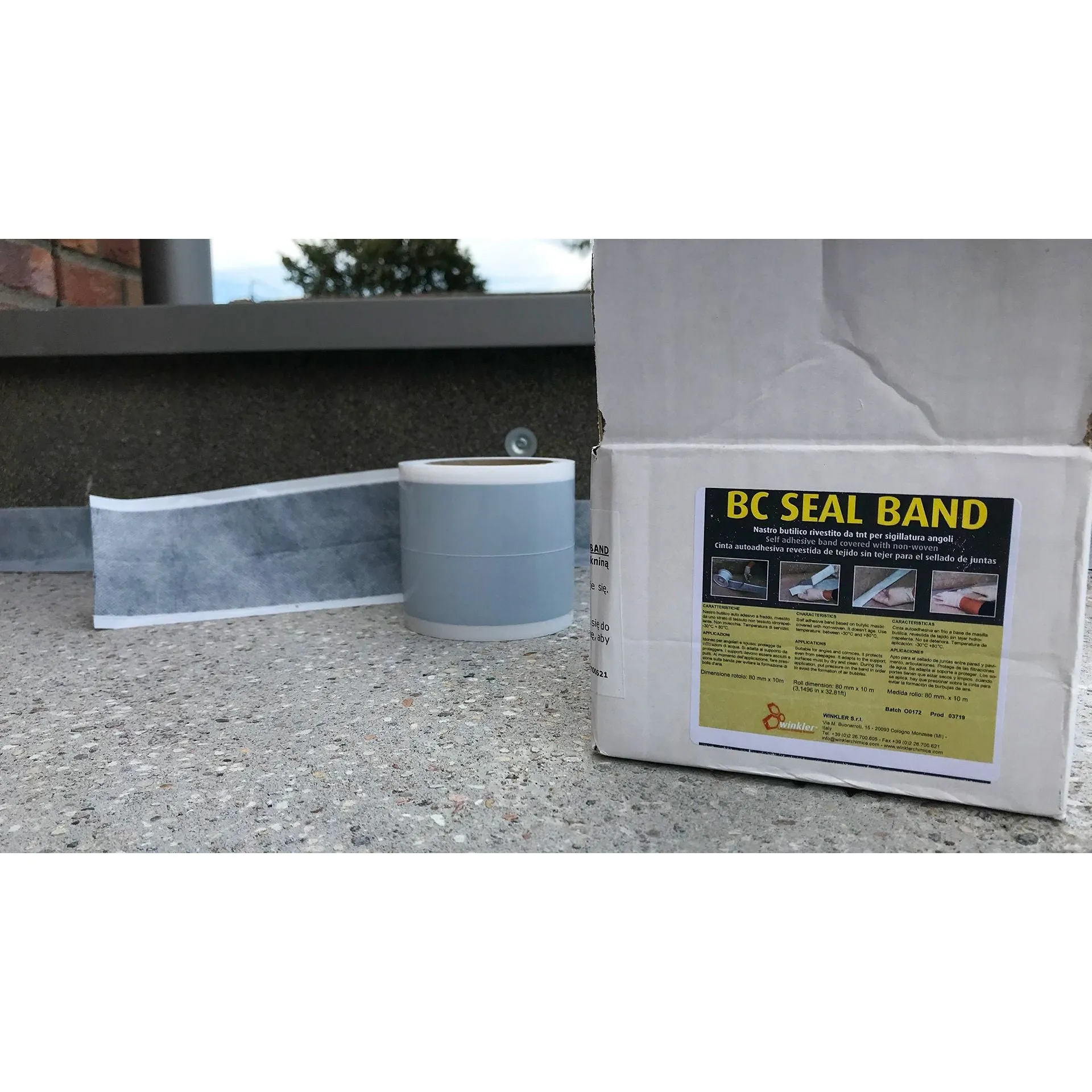 Winkler - Bc seal band  ml.10 banda butilica perimetrale autoadesiva a freddo